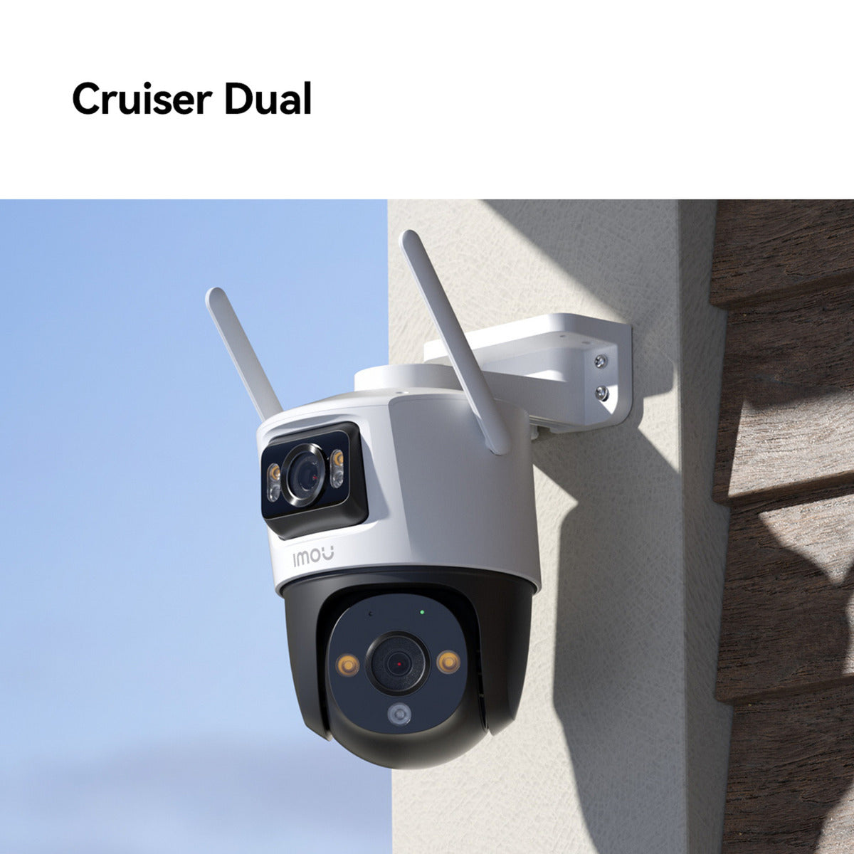 Imou cruiser dual lens 6mp beveiligingscamera (wit)