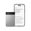 Plaud note pro dicteerapparaat (zilver, 64 gb, bluetooth (ble 5.4), dual-band wi-fi (2.4ghz 5ghz))