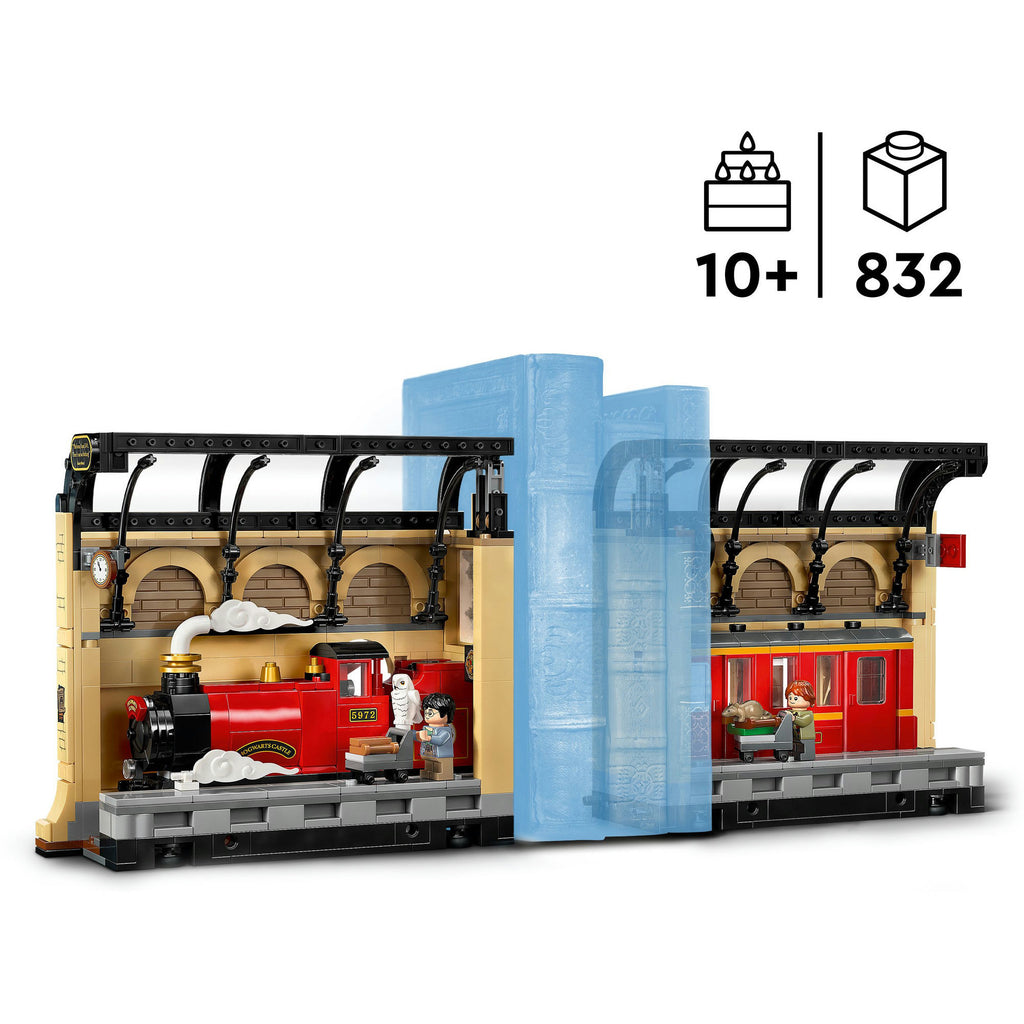 Lego harry potter - boekensteun: de zweinstein express constructiespeelgoed (76450)
