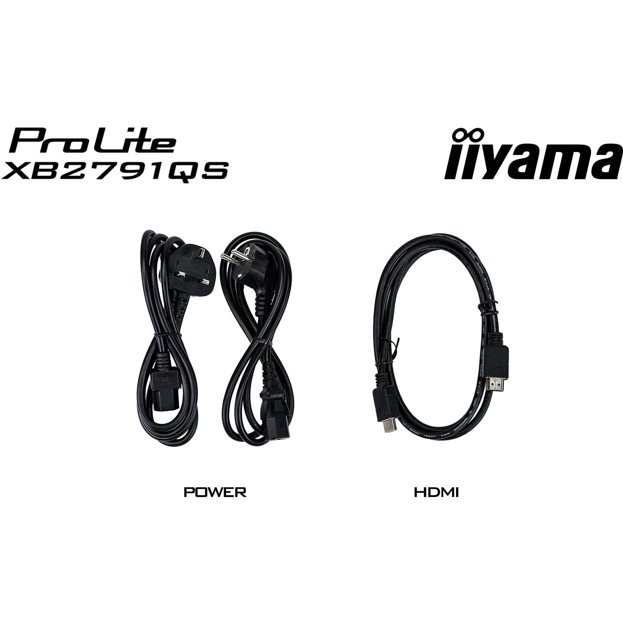Iiyama prolite xb2791qs-b1 27 monitor (zwart (mat), hdmi, displayport, audio)