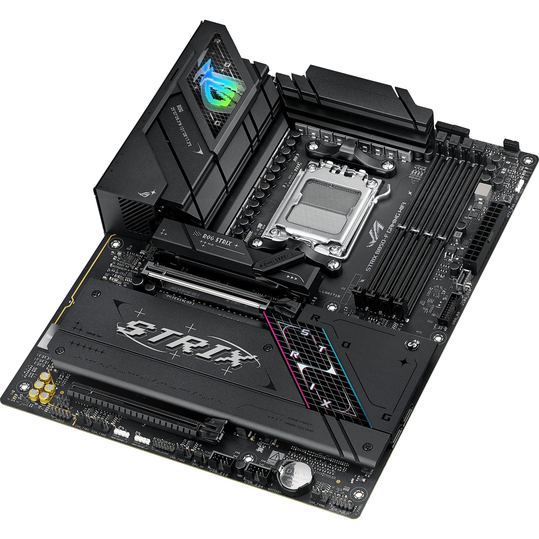Asus rog strix b850-f gaming wifi socket am5 moederbord (2,5gb-lan, wi-fi 7, bt, sound, atx)