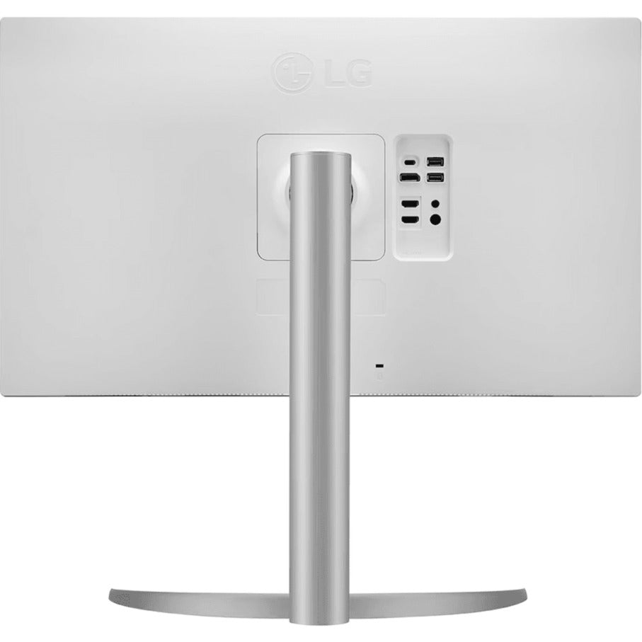 Lg ultrafine 27up850k-w 27 4k uhd monitor (zilver zwart, 2x hdmi, displayport, 2x usb-a, usb-c)
