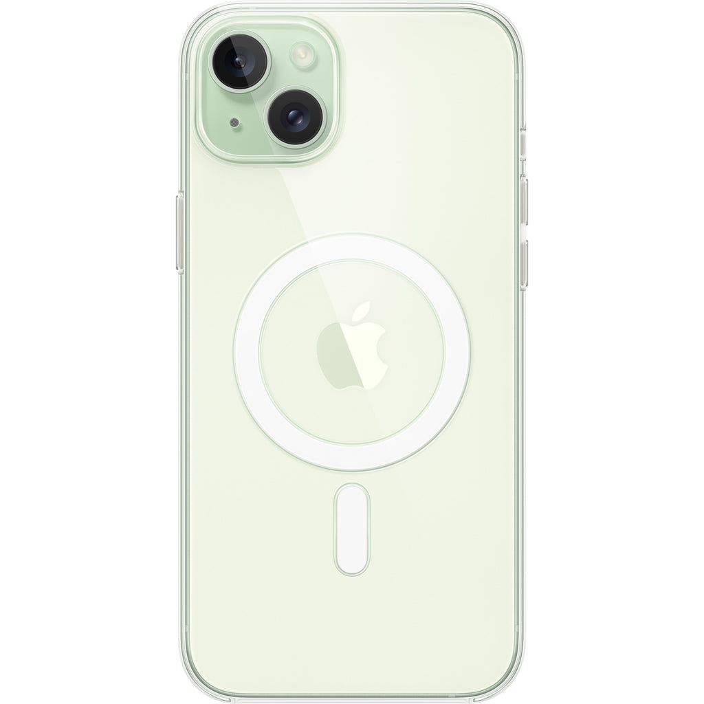 Apple doorzichtig hoesje met magsafe voor iphone 15 plus telefoonhoesje (transparant)
