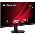 Viewsonic vg2709u-2k dockingmonitor met dubbele luidsprekers en daisy chain 27 (zwart (mat), 1x hdmi, 1x displayport, 1x displayport uit, usb-c, usb-a ,100hz)