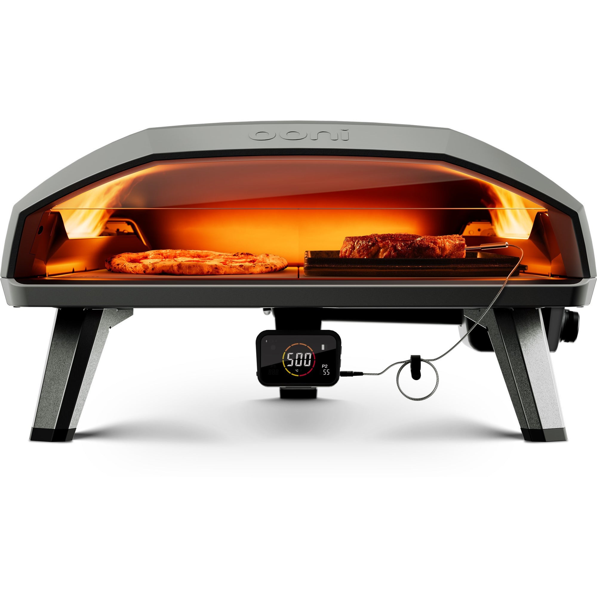 Ooni koda 2 max gas powered pizza oven pizzaoven (20″ pizza, dual-zone koken)