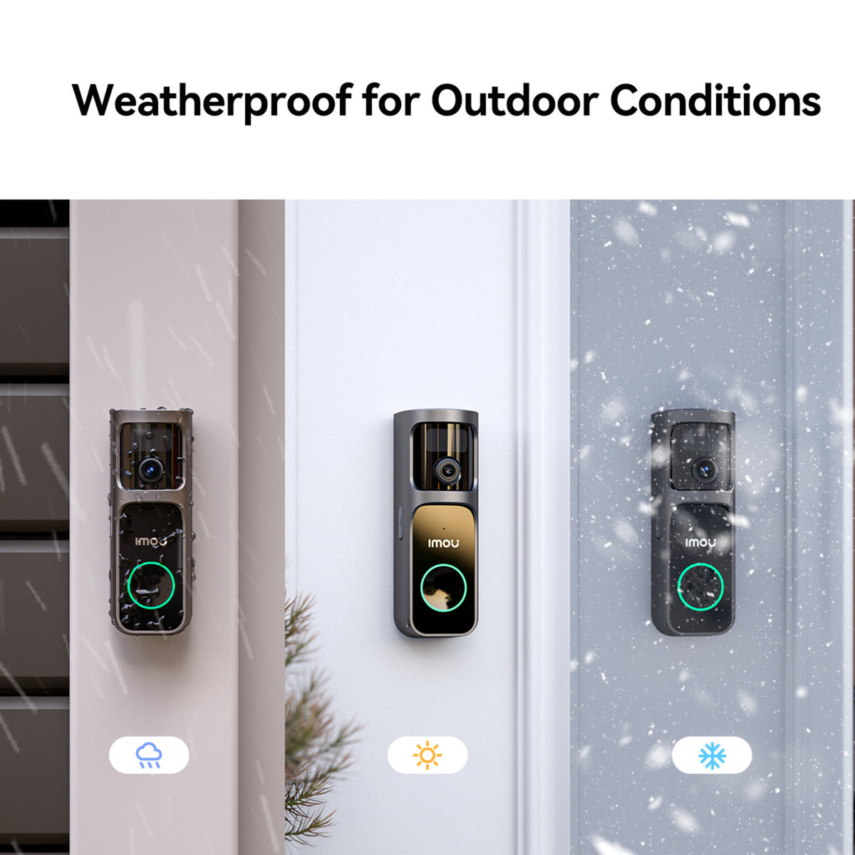Imou doorbell 3 kit (zwart)