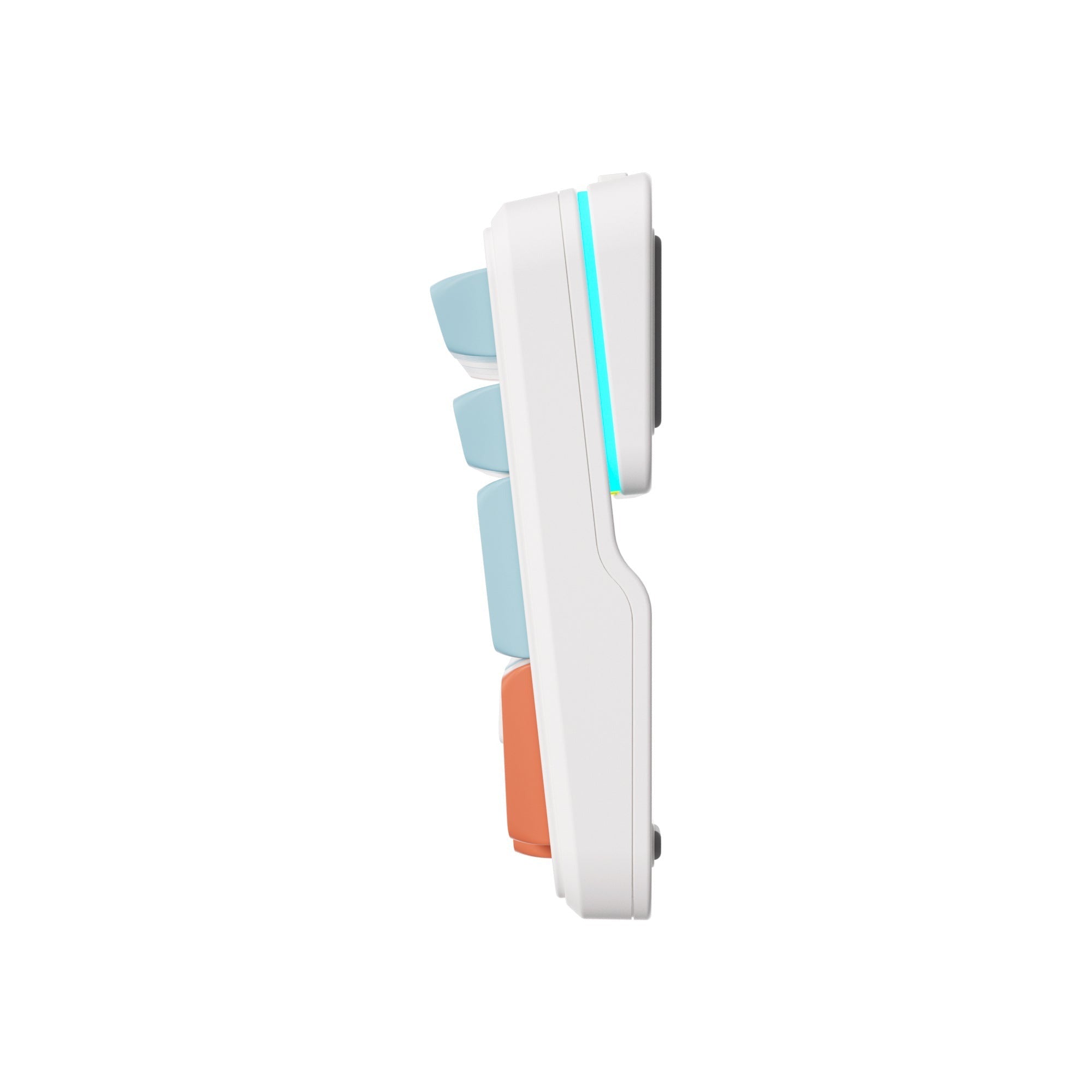 Mchose k99 horizon orange hyacinth wireless gasket mount mechanical rgb toetsenbord (wit, us lay-out (qwerty), ktt hyacinth, rgb, hot swap, double-shot pbt, draadloos | bluetooth | usb-c)
