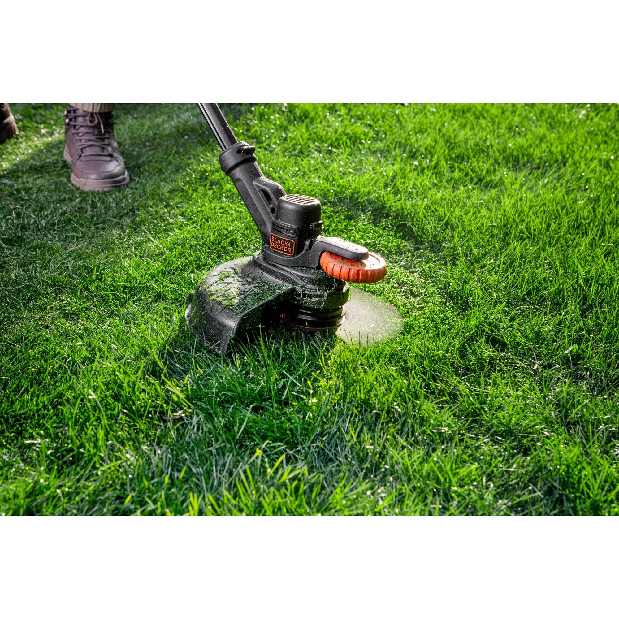 Black+decker 18v afs grastrimmer zonder accu (zwart oranje, 28 cm, accu en oplader niet inbegrepen)