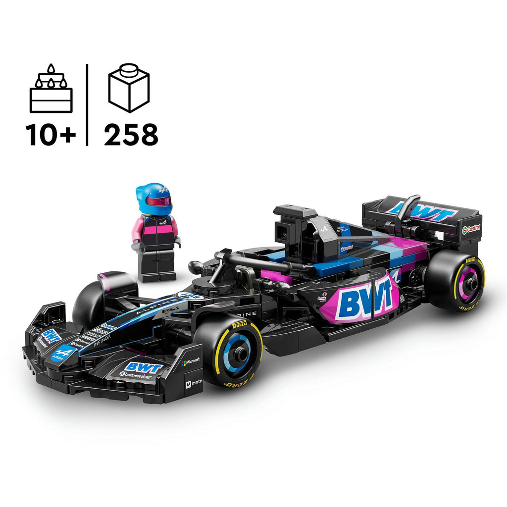 Lego speed champions - bwt alpine f1® team a524 racewagen constructiespeelgoed (77248)