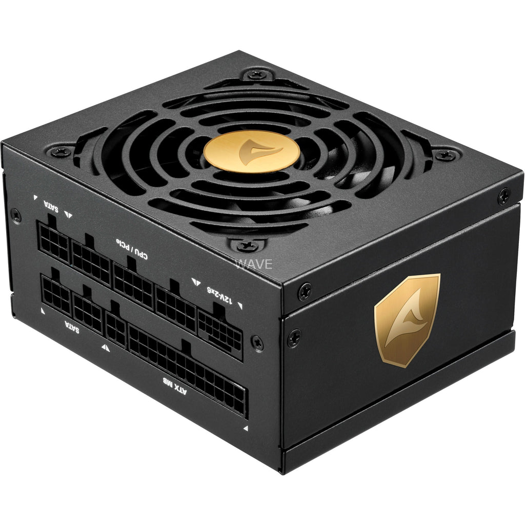Sharkoon rebel p20 sfx modulaire 850 watt voeding (zwart, 1x 12v-2x6, 2x pcie)