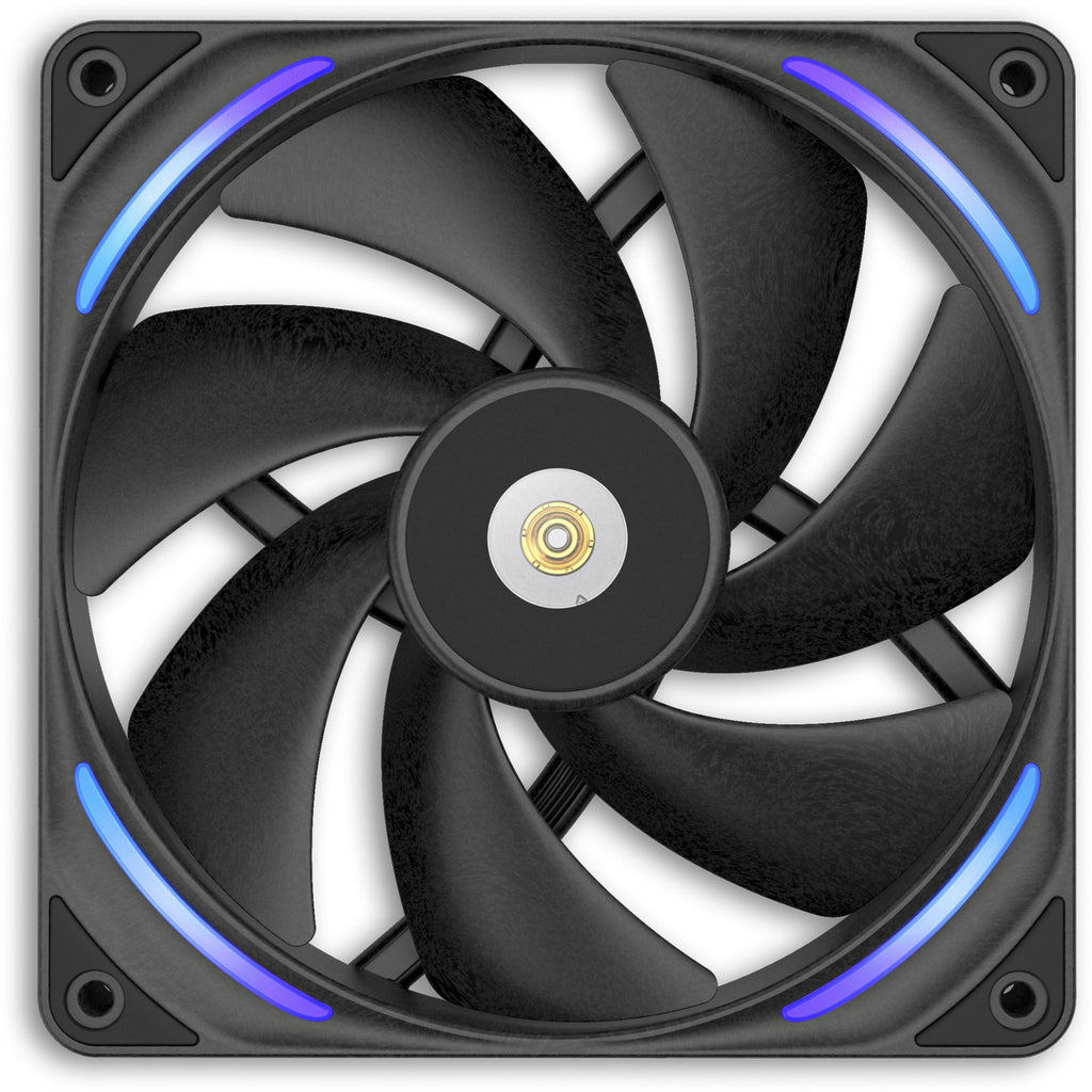 Nzxt f140x rgb case fan (zwart, 140 x 140 x 30 mm, pwm)