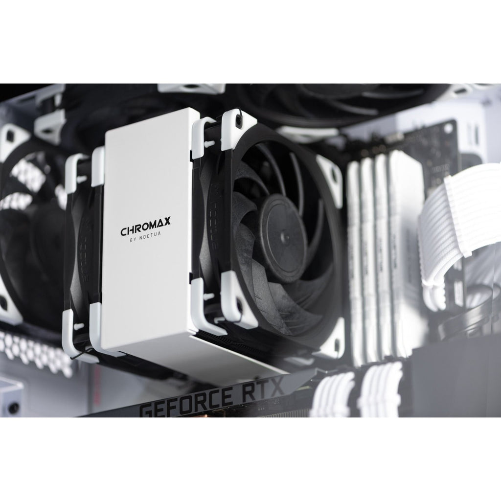 Noctua nf-a12x25 pwm chromax.black.swap case fan (zwart, 120 x 120 x 25 mm)