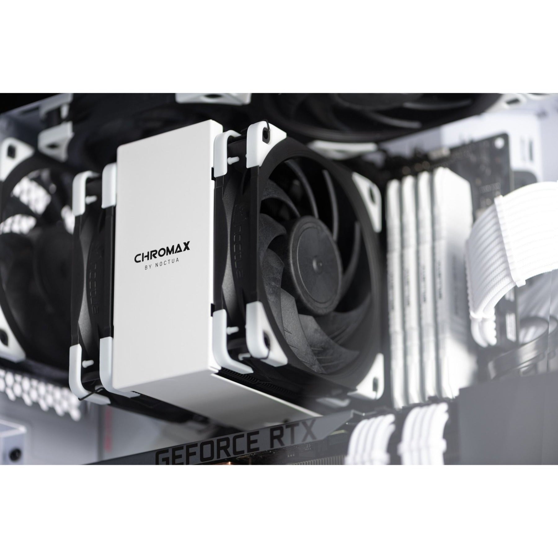 Noctua nf-a12x25 pwm chromax.black.swap case fan (zwart, 120 x 120 x 25 mm)