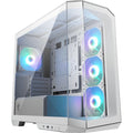 Msi mag pano m100r pz midi tower behuizing (wit | 1x usb-a | 1x usb-c | rgb | tempered glass)