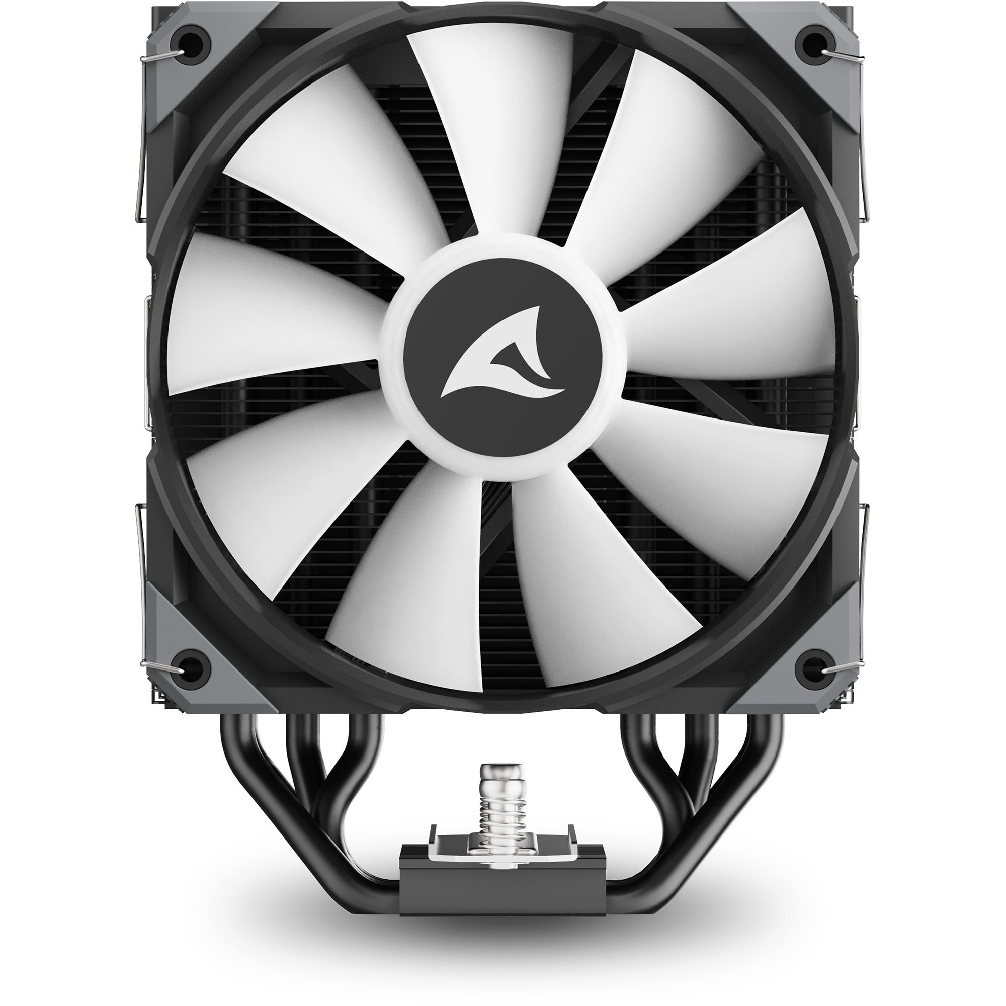 Sharkoon a50 rgb cpu-koeler (zwart, 4-pins pwm fan-connector)