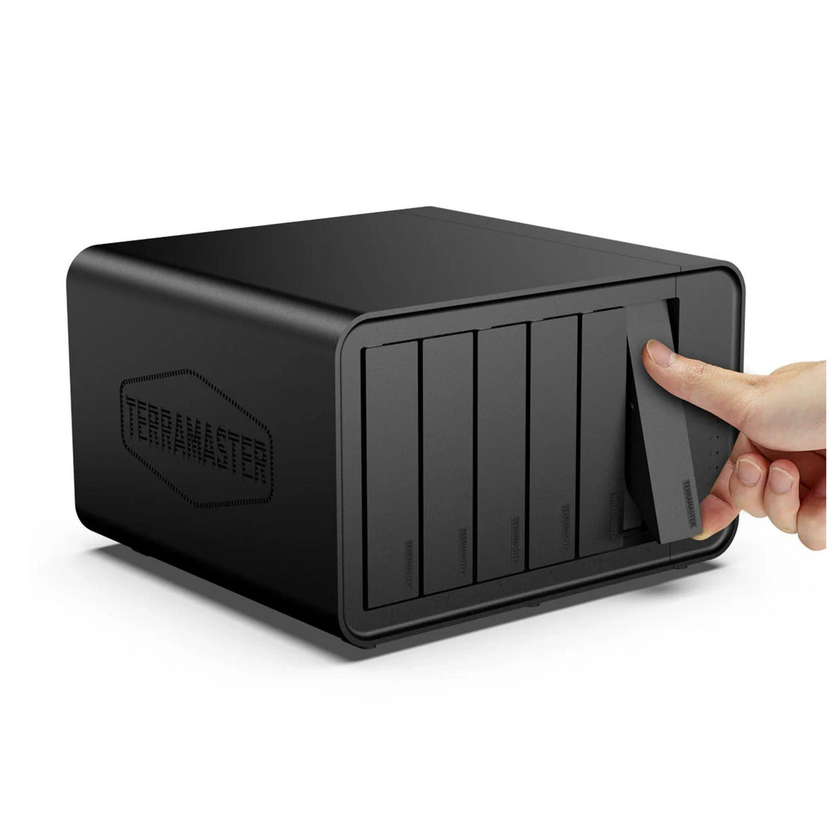 Terramaster f6-424 nas (zwart, 2x 2.5gbe, hdmi, usb)