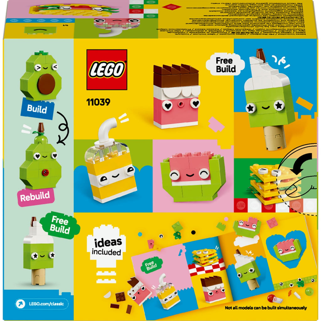 LEGO Classic - Kreatives Food Friends Konstruktionsspielzeug (11039)