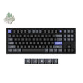 Keychron q3 he 8k magnetic switch keyboard (zwart, us lay-out (qwerty), ultra-fast lime, 80% (tkl) , rgb, hot swap, 8k)
