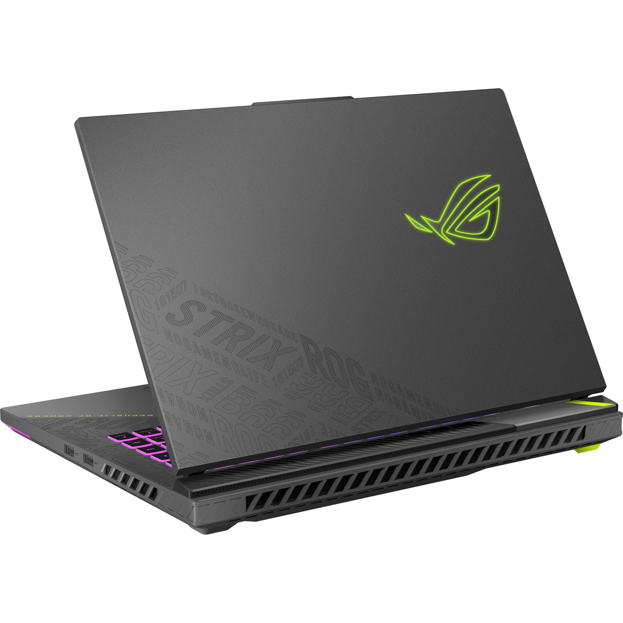 Asus rog strix g16 g614fr-s5252w 16 gaming laptop (grijs groen | r9 9955hx | rtx 5070 ti | 16 gb | 1 tb ssd)