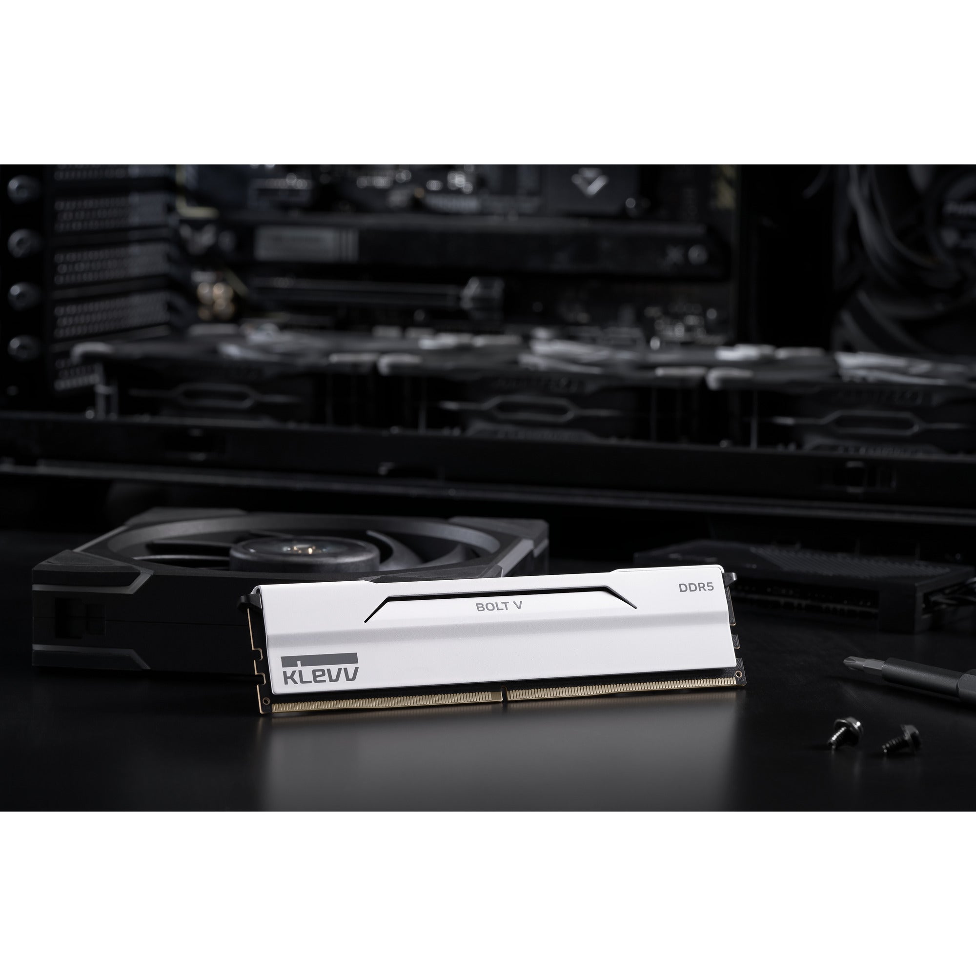 Klevv bolt v 32 gb ddr5-6000 (2x 16 gb) werkgeheugen (wit, kd5agua80-60a300i, xmp 3.0, expo)