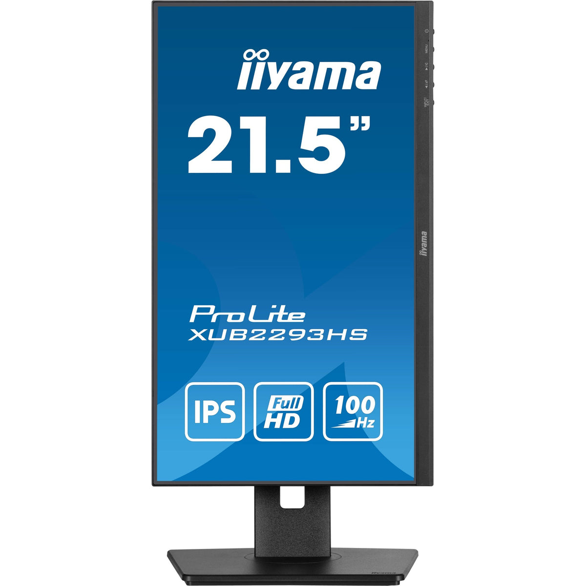 Iiyama prolite xub2293hs-b6 21.5 monitor (zwart, 1x displayport, 1x hdmi)
