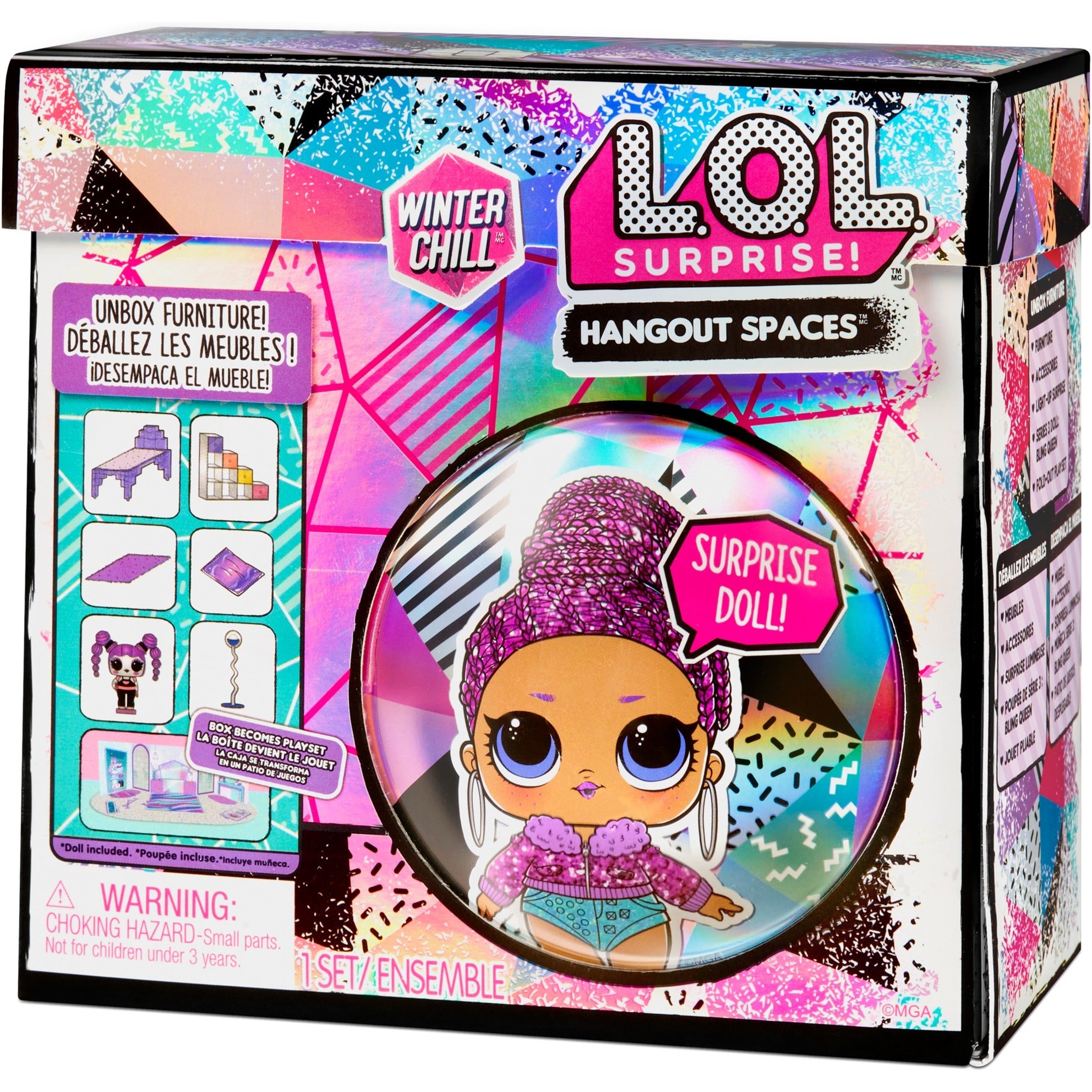 MGA Entertainment Super Raschung! Winter Chill Hangout Spaces Sty