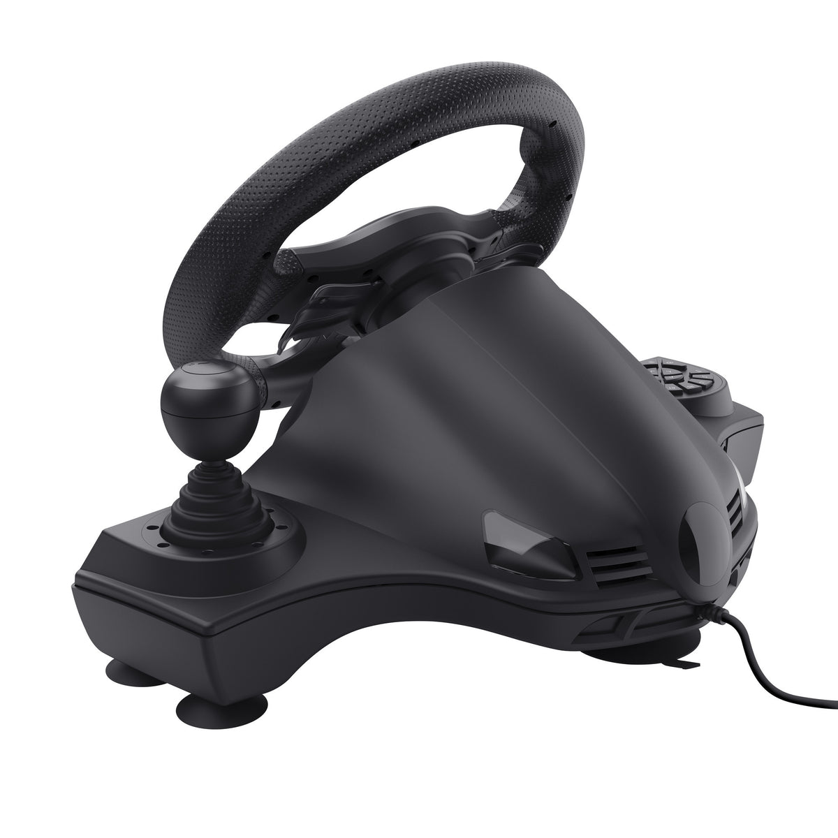 Trust gxt 289 movi racestuur stuur (zwart, pc, xbox series x s, switch, playstation 4)