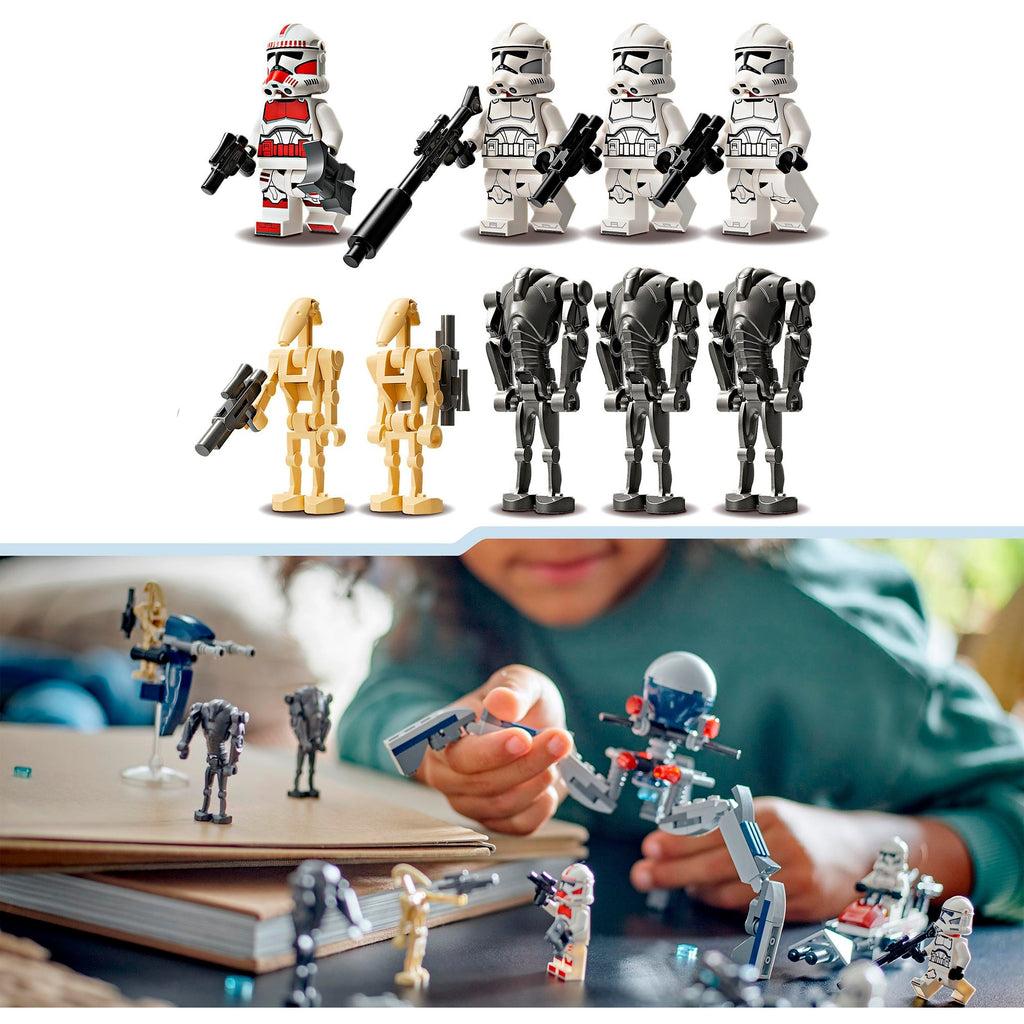 Lego star wars clone trooper™ battle droid™ battle pack - 75372