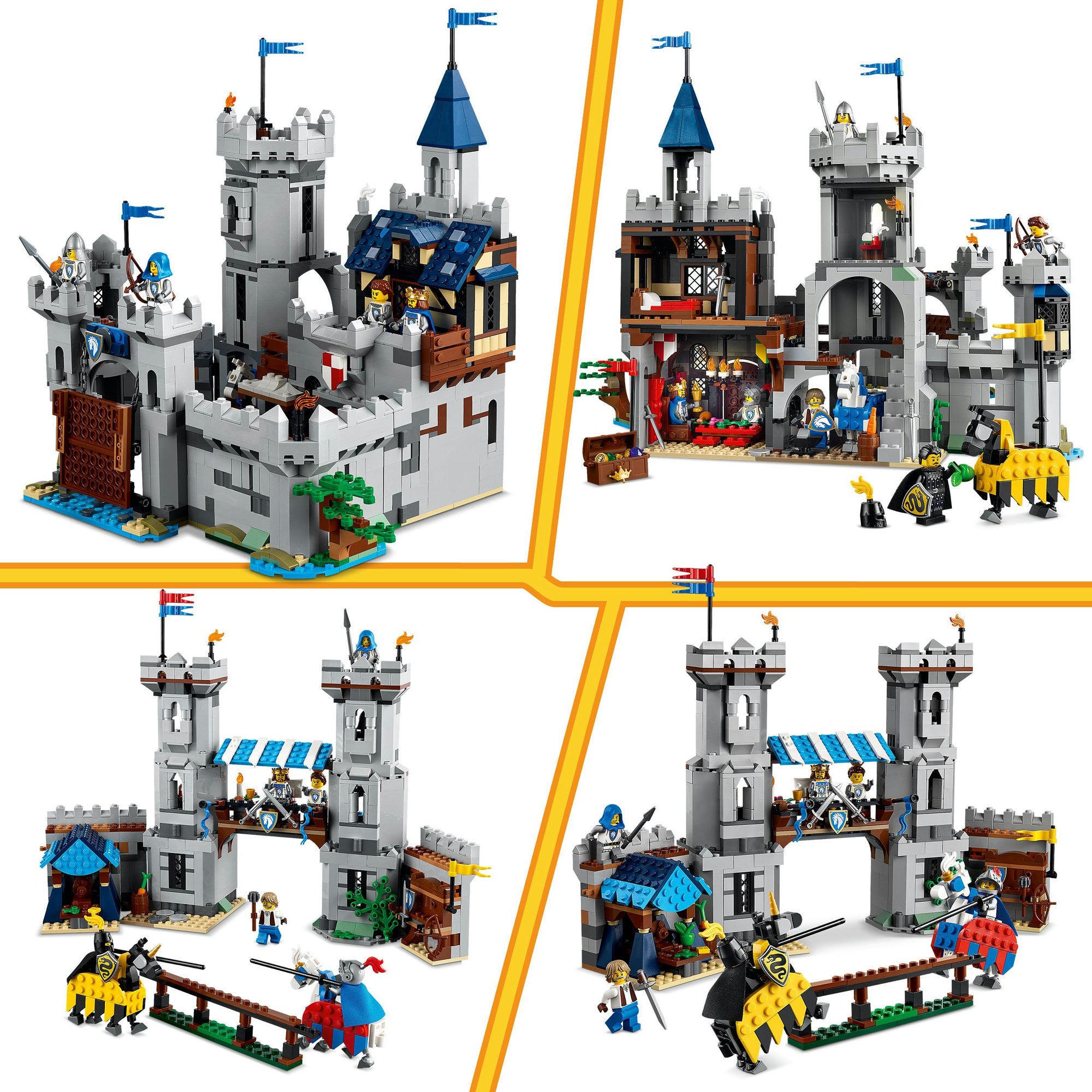 LEGO Creator 31168 Mittelalterliche Burg mit Rittern zu Pferd