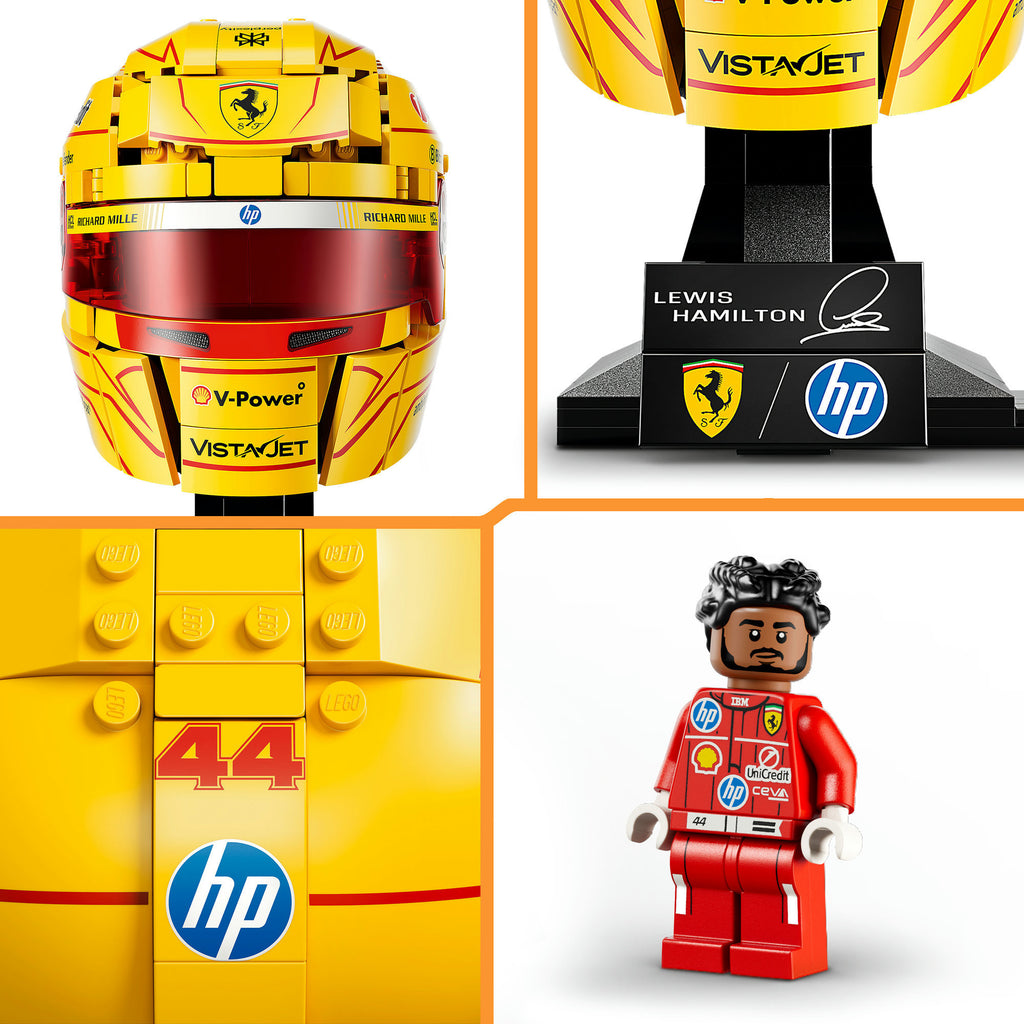 Lego editions 43022 scuderia ferrari hp helm van lewis hamilton