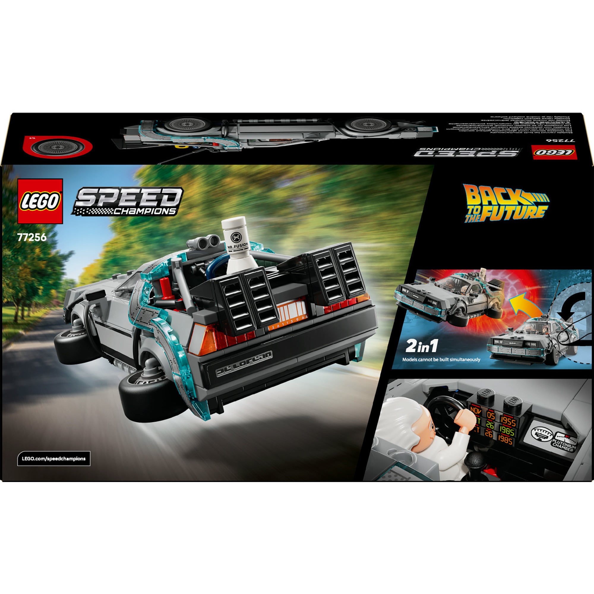 LEGO Speed ​​Champions 77256 Zeitmaschine aus Zurück in die Zukunft