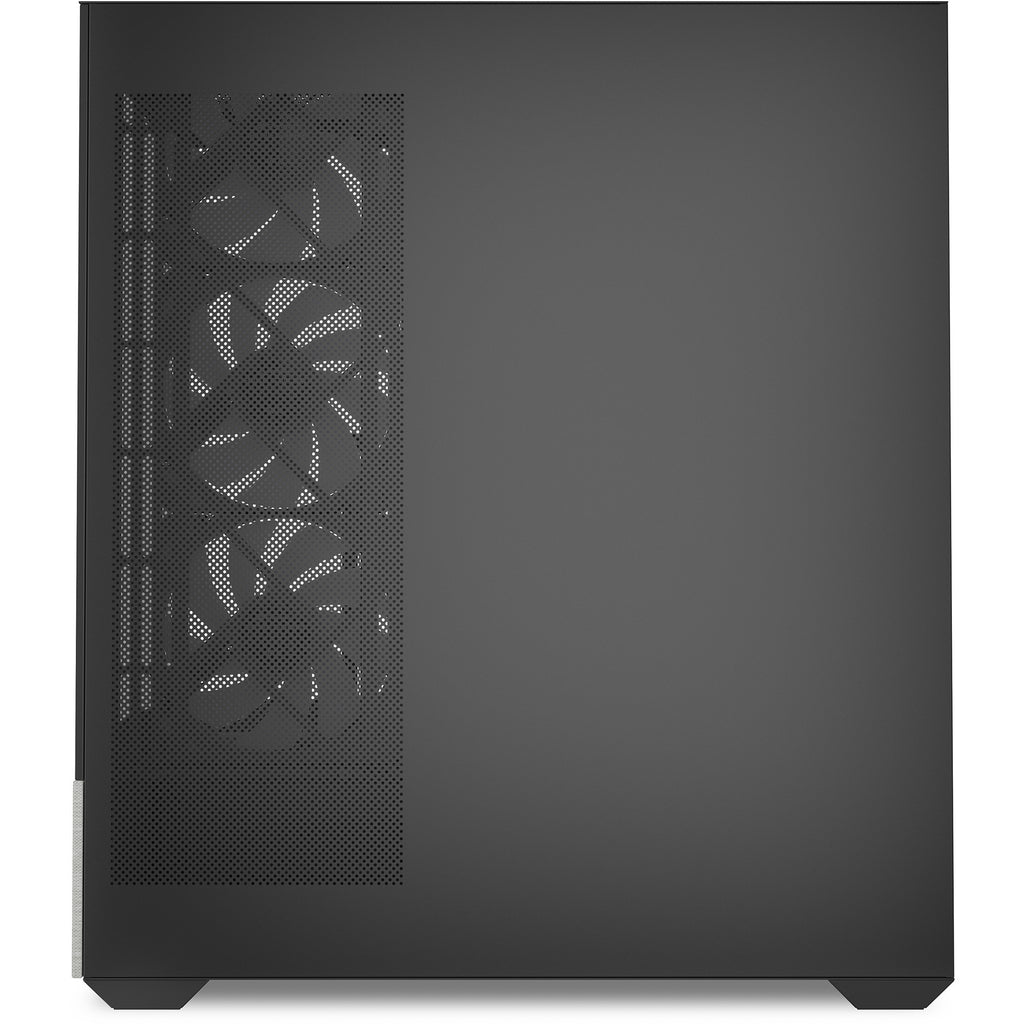 Sharkoon ak7 argb midi tower behuizing (zwart | 2x usb-a | 1x usb-c | rgb | tempered glass)
