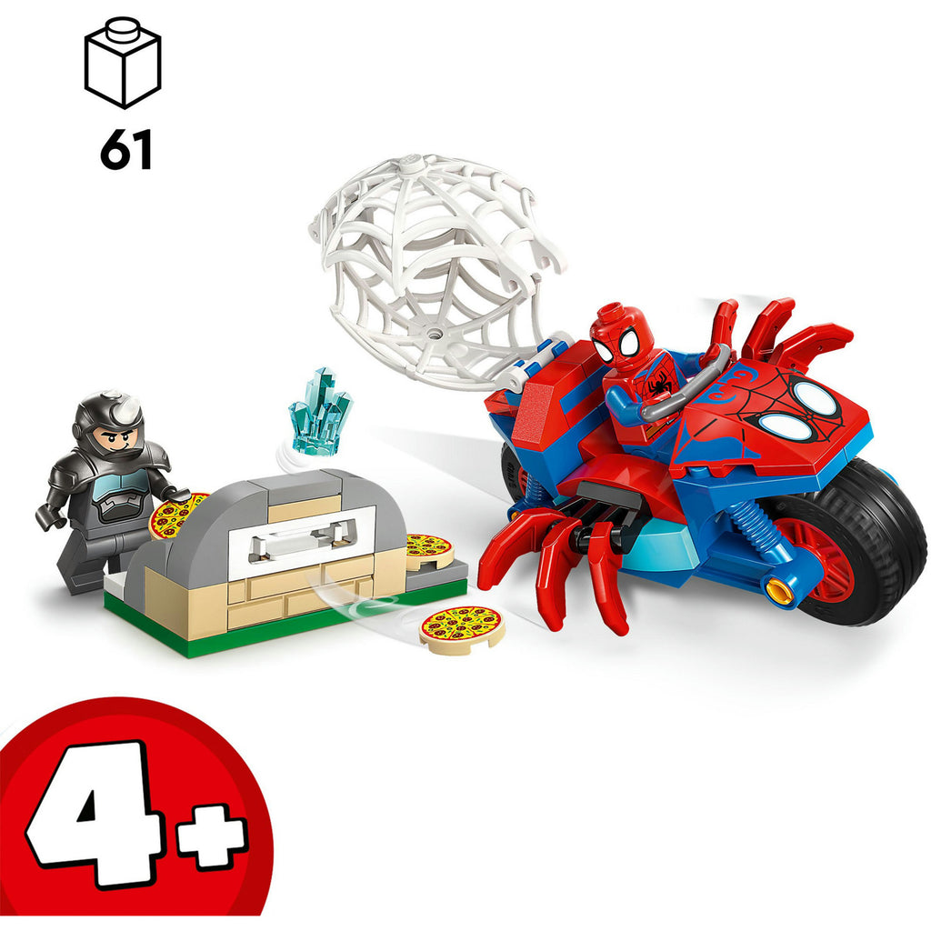 LEGO Marvel 11206 Spiderman auf seinem Fahrrad gegen Rhino