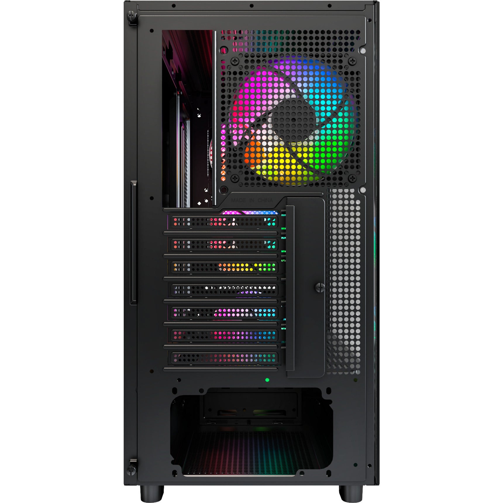 Montech xr wood midi tower behuizing (zwart | 1x usb-a | 1x usb-c | rgb | window)