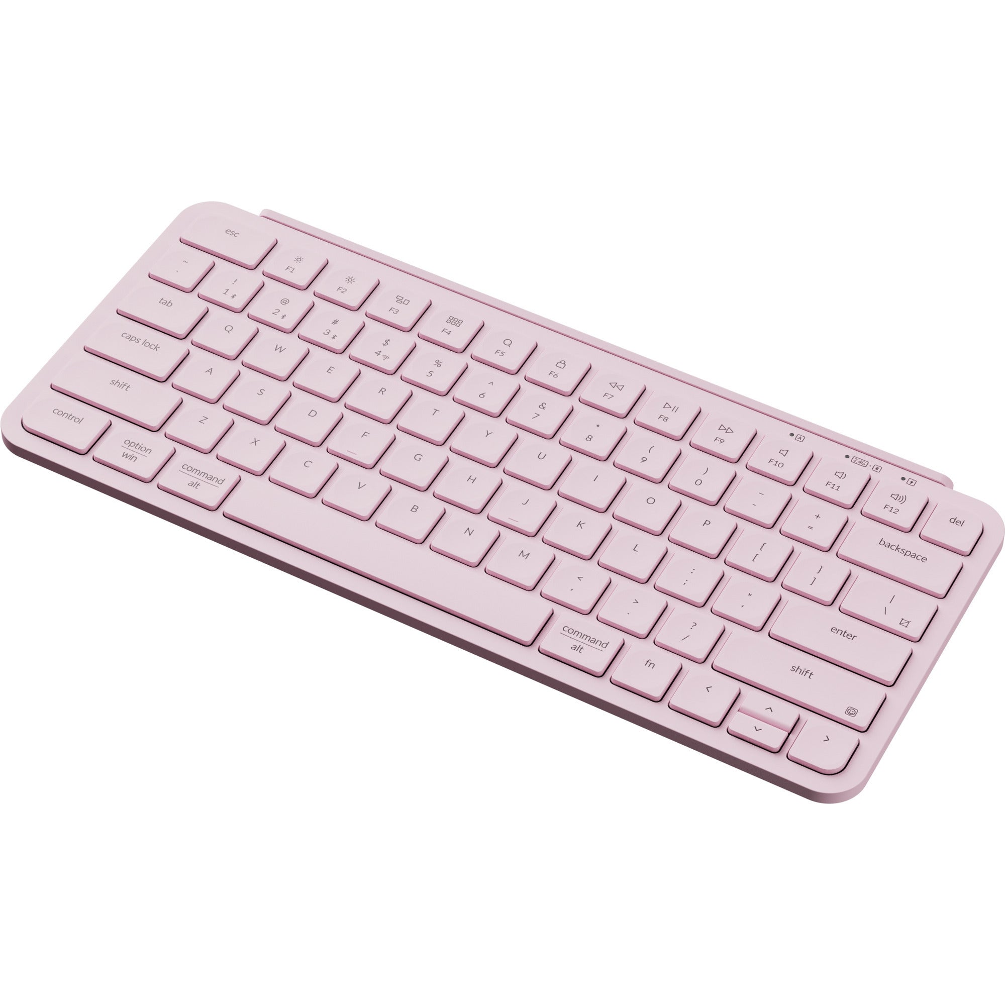 Keychron b1 pro-k4, toetsenbord (lichtroze, us-international, scissor switches, 75%, abs keycaps, 2.4ghz | bluetooth 5.2 | usb-c)