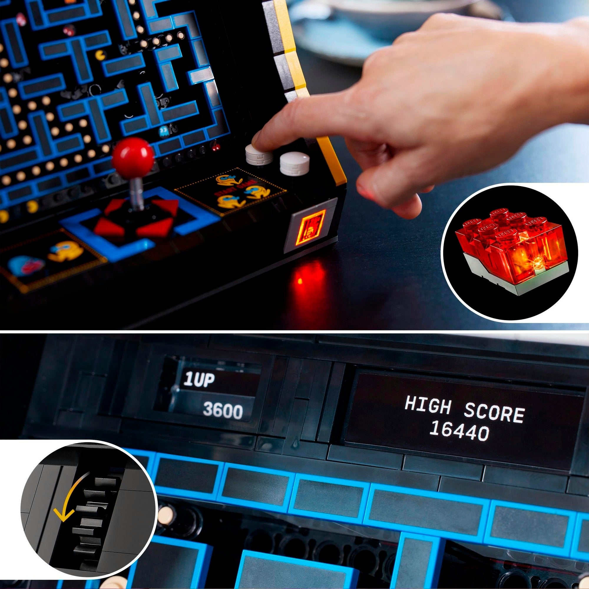 Lego icons - pac-man arcade constructiespeelgoed (10323)