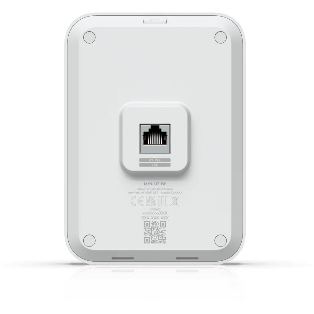 Ubiquiti unifi u7 in-wall access point (wit, poe)