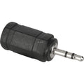 Goobay adapter 2.5 mm male jack > 3.5 mm female port (zwart zilver, stereo)