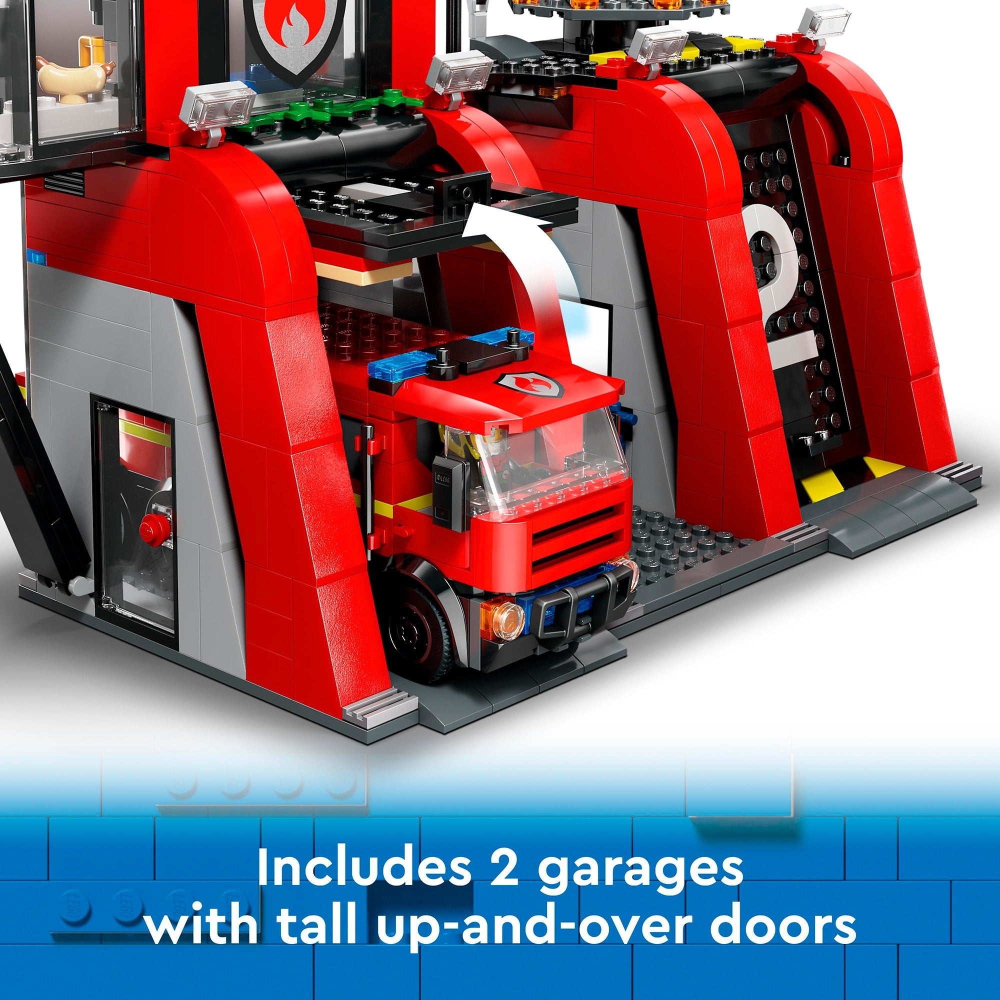 LEGO City 60414 Feuerwache und Feuerwehrauto