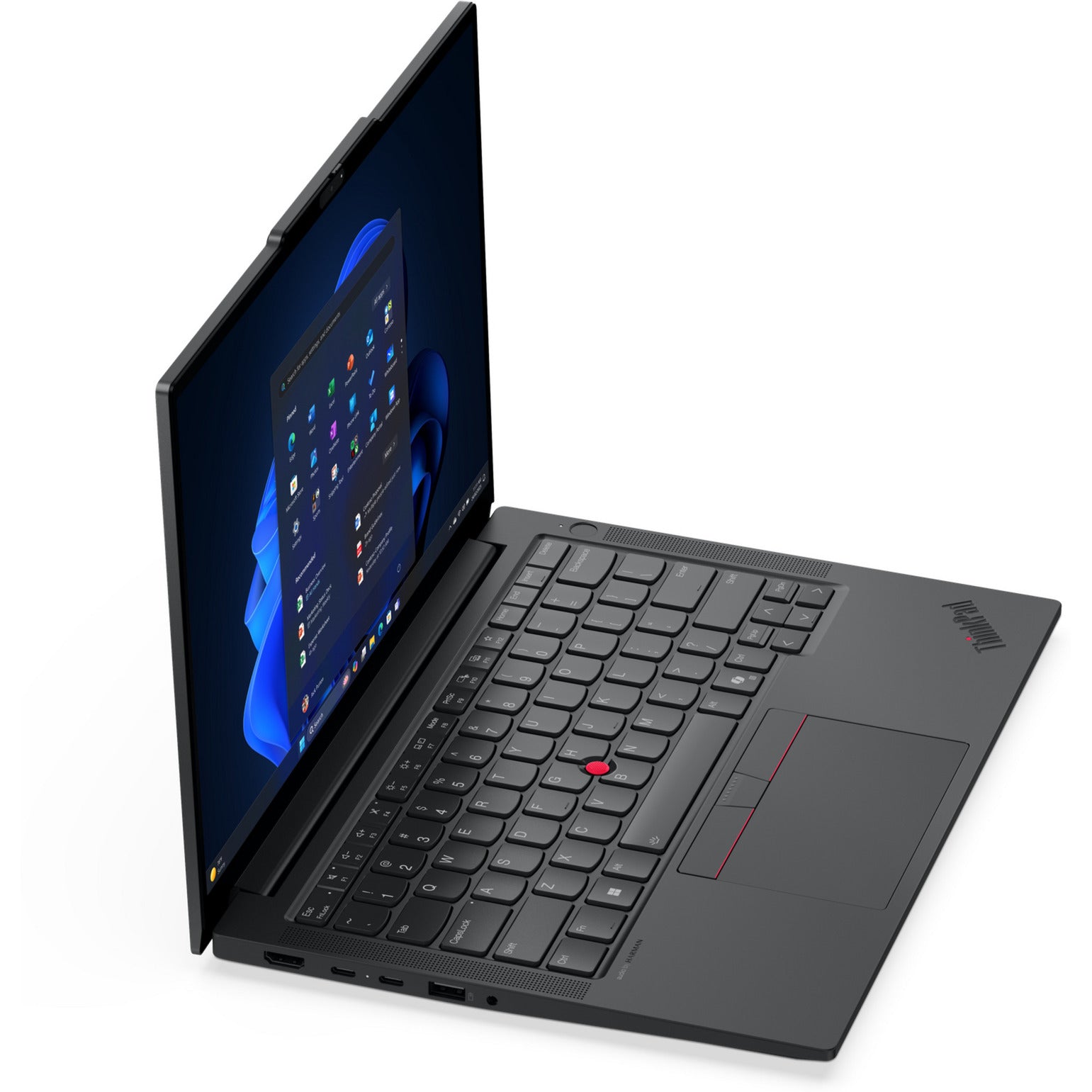 Lenovo thinkpad e14 gen 7 (21sx002kmh) 14 laptop (zwart | ultra 7 255h | arc 140t | 16 gb | 512 gb ssd)