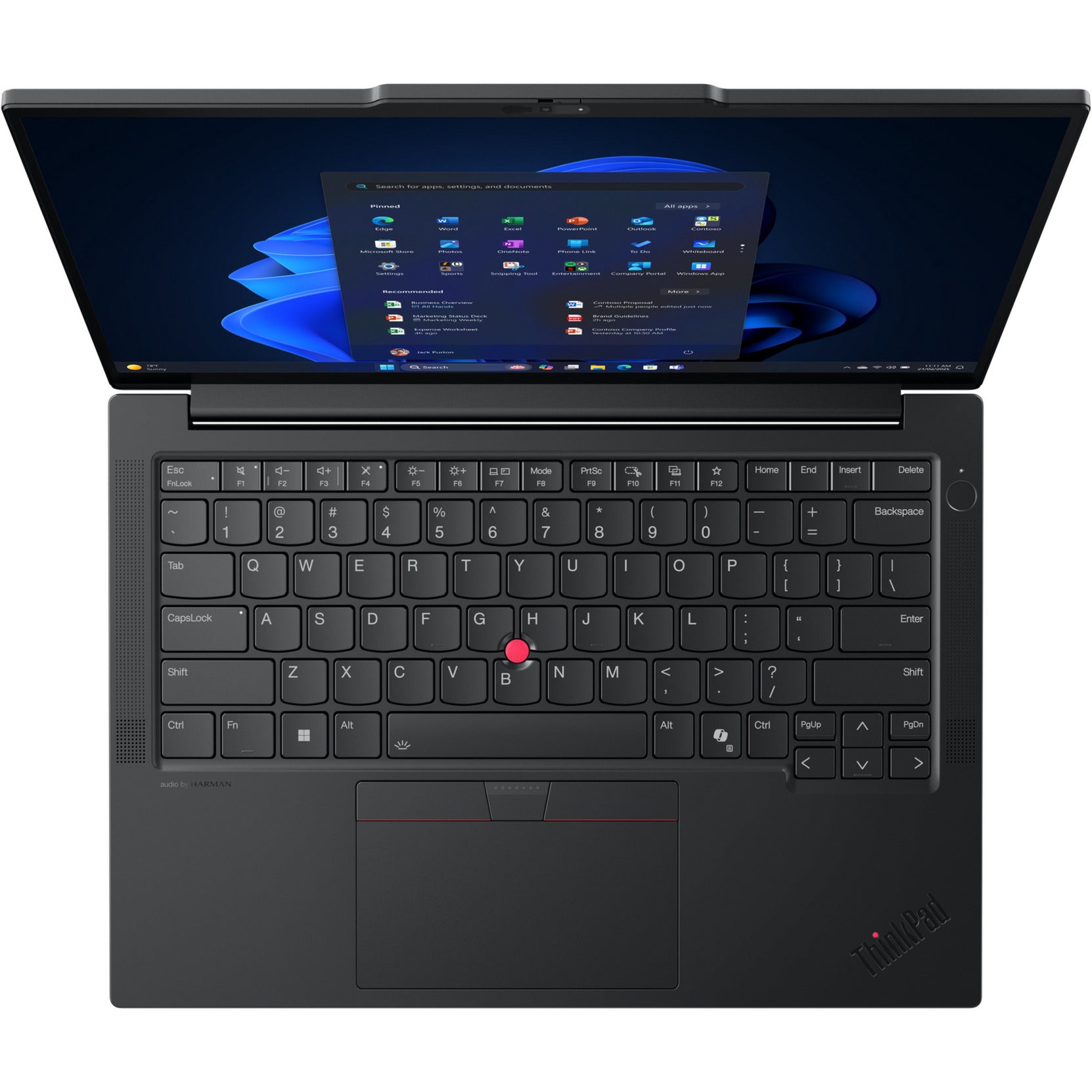 Lenovo thinkpad e14 gen 7 (21sx002kmh) 14 laptop (zwart | ultra 7 255h | arc 140t | 16 gb | 512 gb ssd)