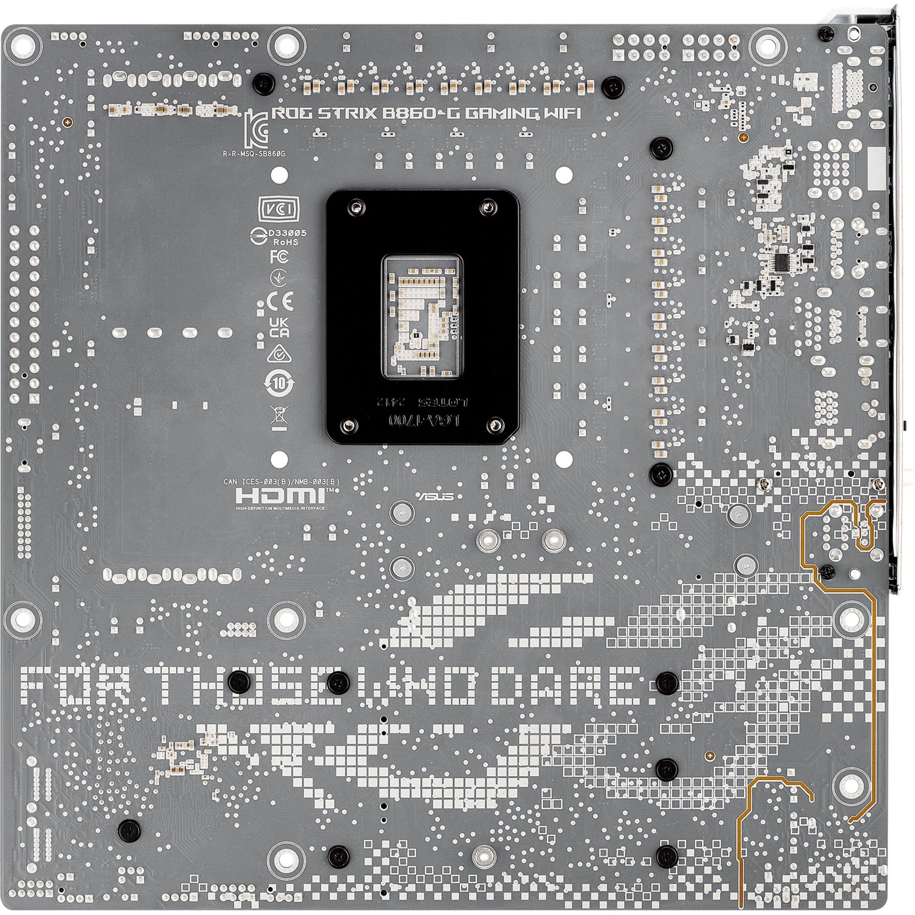 Asus rog strix b860-g gaming wifi socket 1851 moederbord (raid, 2.5 gb-lan, wi-fi 7, bt, sound, µatx)