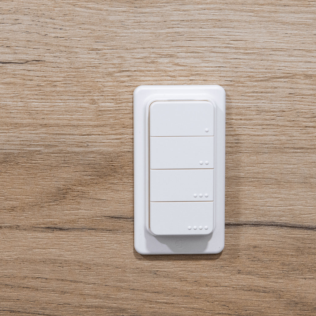 Shelly blu rc button 4 zb afstandsbediening (wit, bluetooth 5 (le), zigbee)