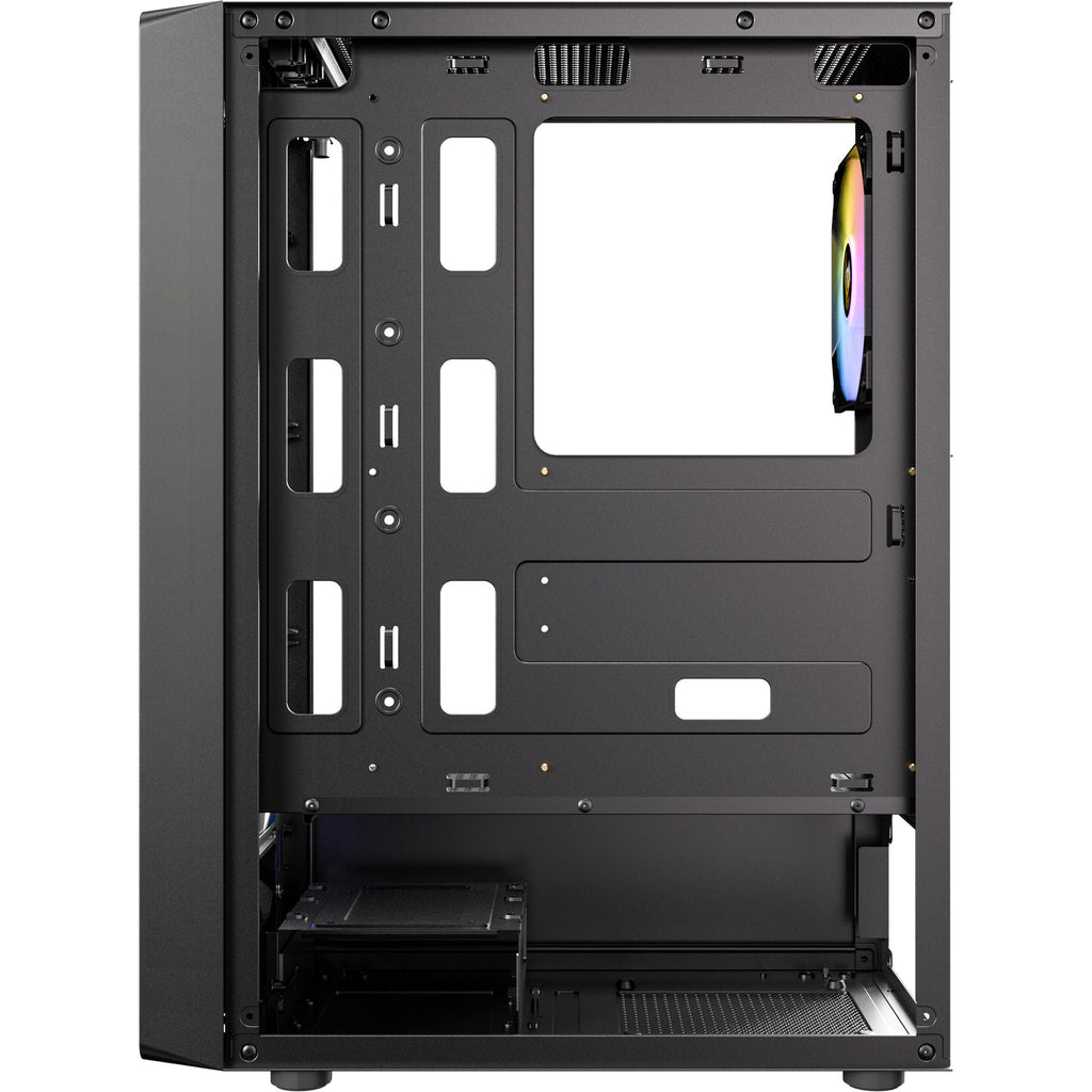 Antec ax26 rgb elite midi tower behuizing (zwart | 3x usb-a | tempered glass)