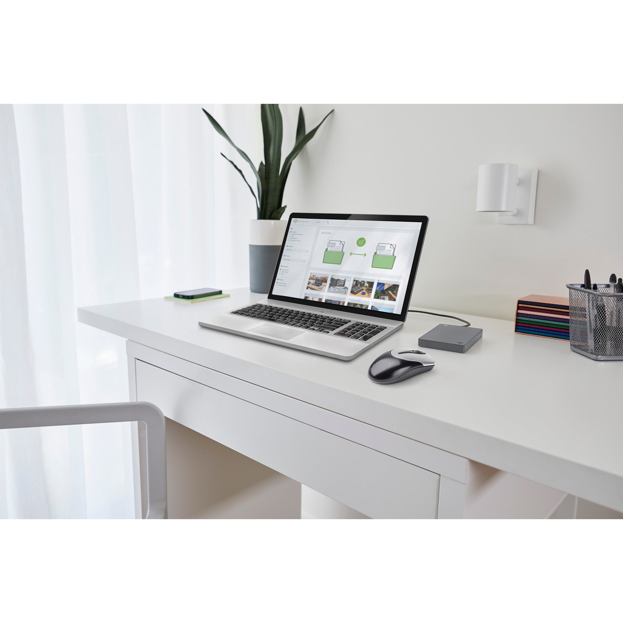 Seagate basic, 1 tb externe harde schijf (grijs, stjl1000400, micro-usb-b 3.2 (5 gbit s))