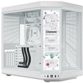 Hyte y70 touch infinite midi tower behuizing (wit | 2x usb-a | 1x usb-c | tempered glass)