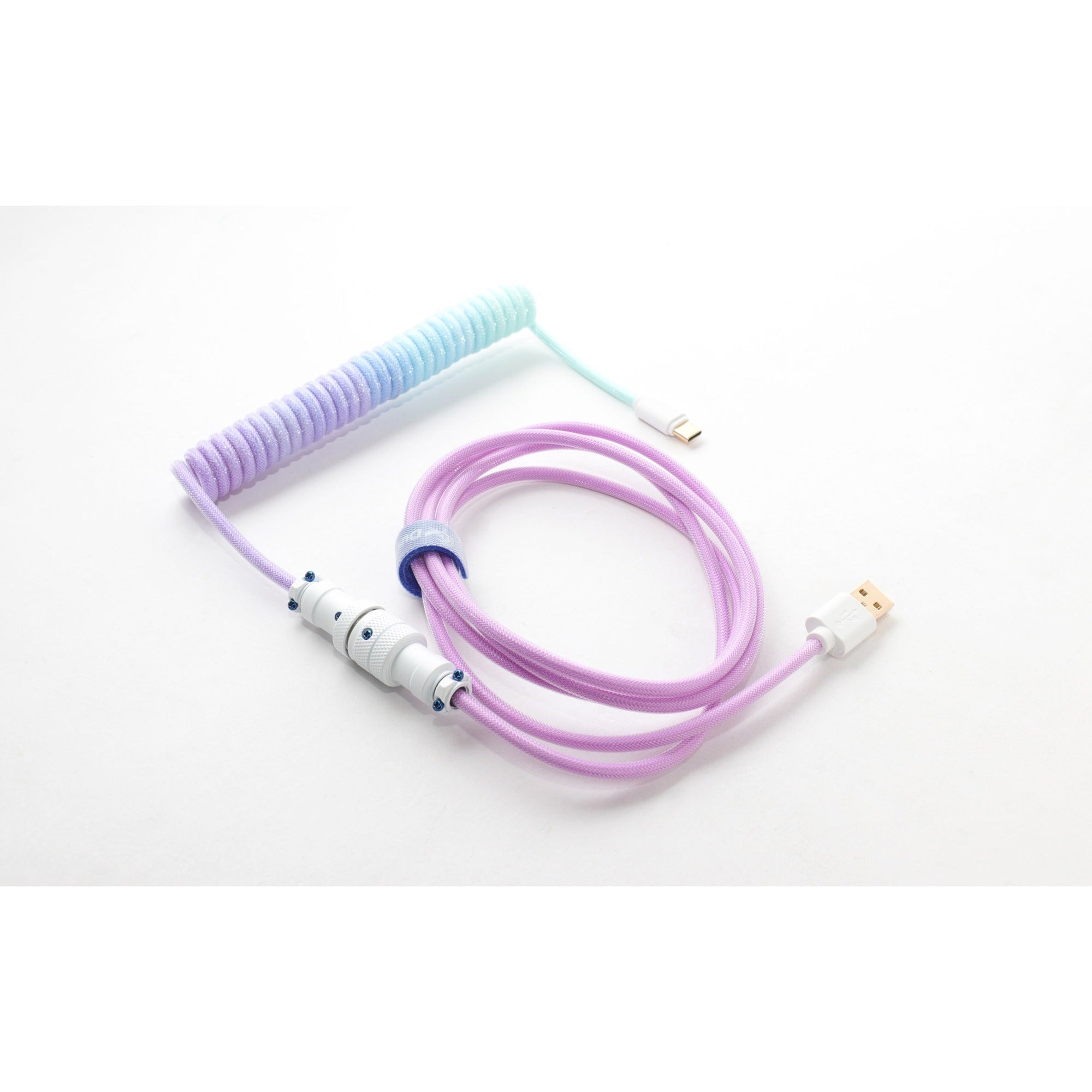 Ducky coiled cable v2 - azure kabel