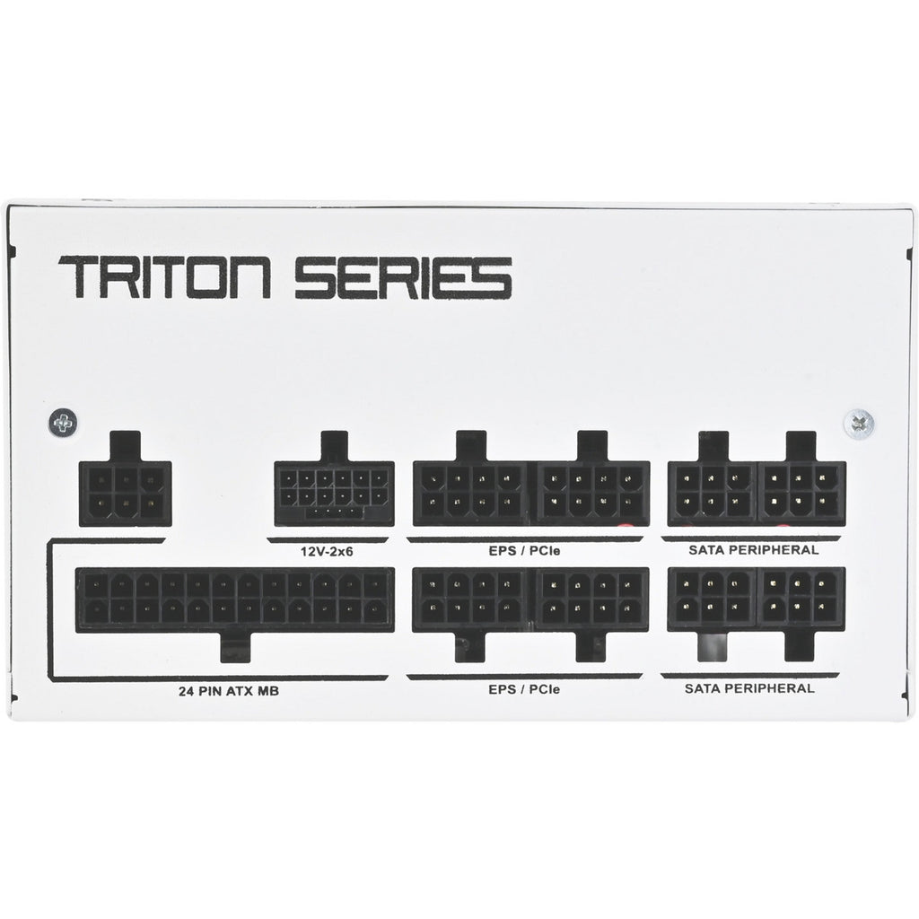 Silverstone triton 1000rz modulaire 1000 watt voeding (wit, 1x 12v-2x6, 4x pcie)
