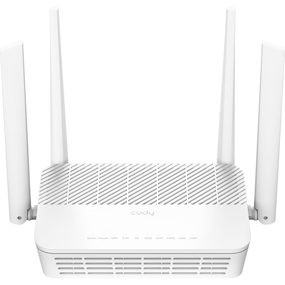 Cudy ax3000 2.5g wi-fi 6 mesh router (wit, wr3000h, mesh)