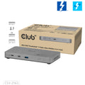 Club 3d 5-1 thunderbolt 5 hub triple video dockingstation (grijs)